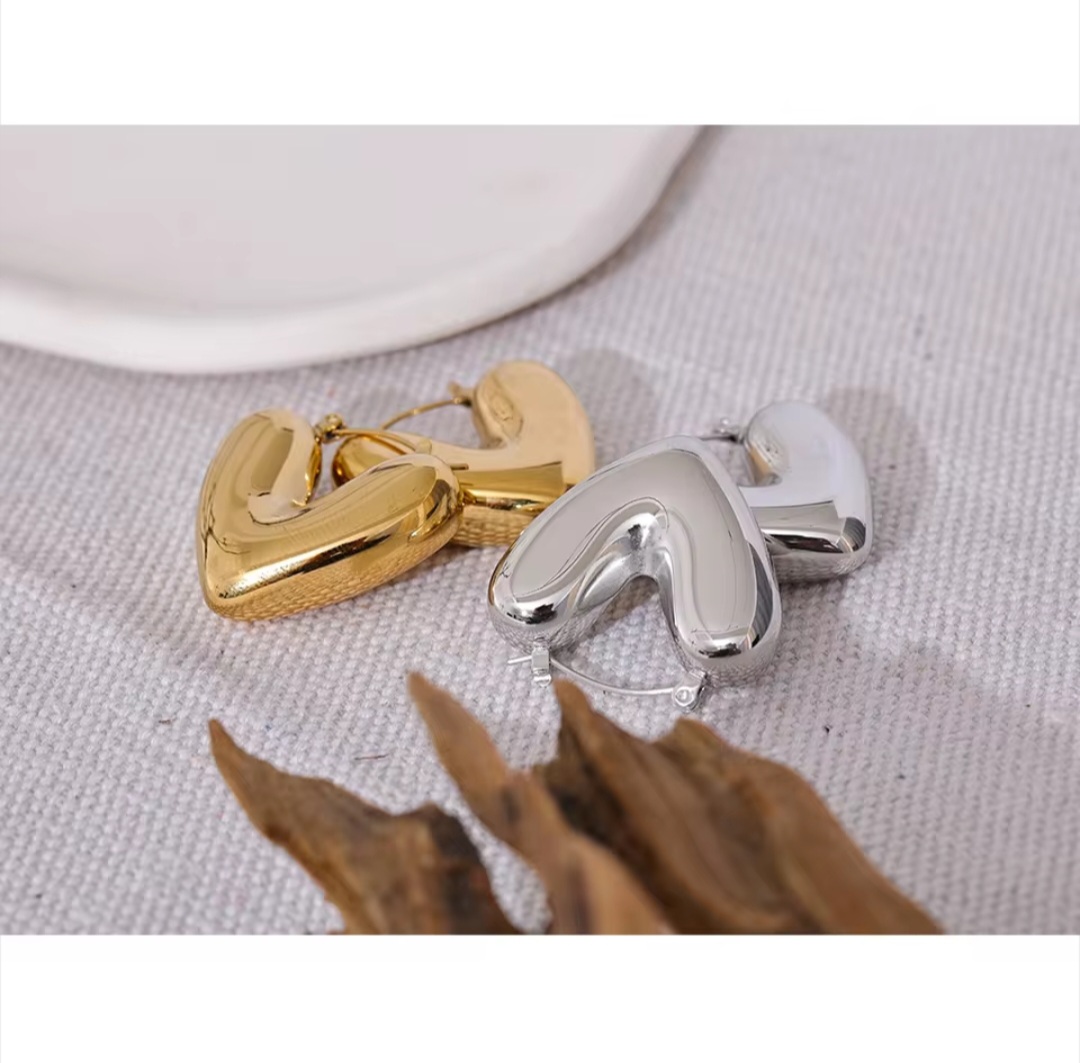 Pendientes Cuore - Plateados