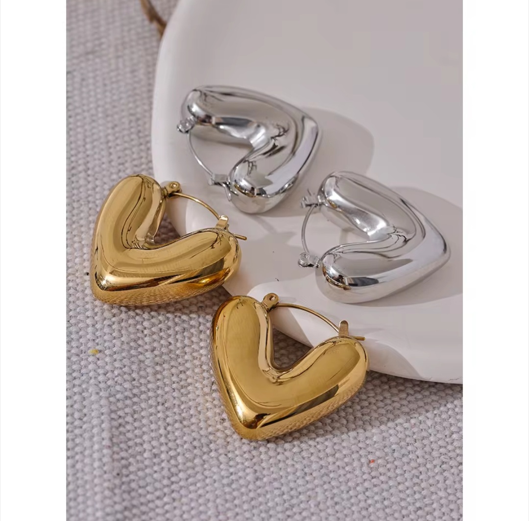 Pendientes Cuore - Plateados
