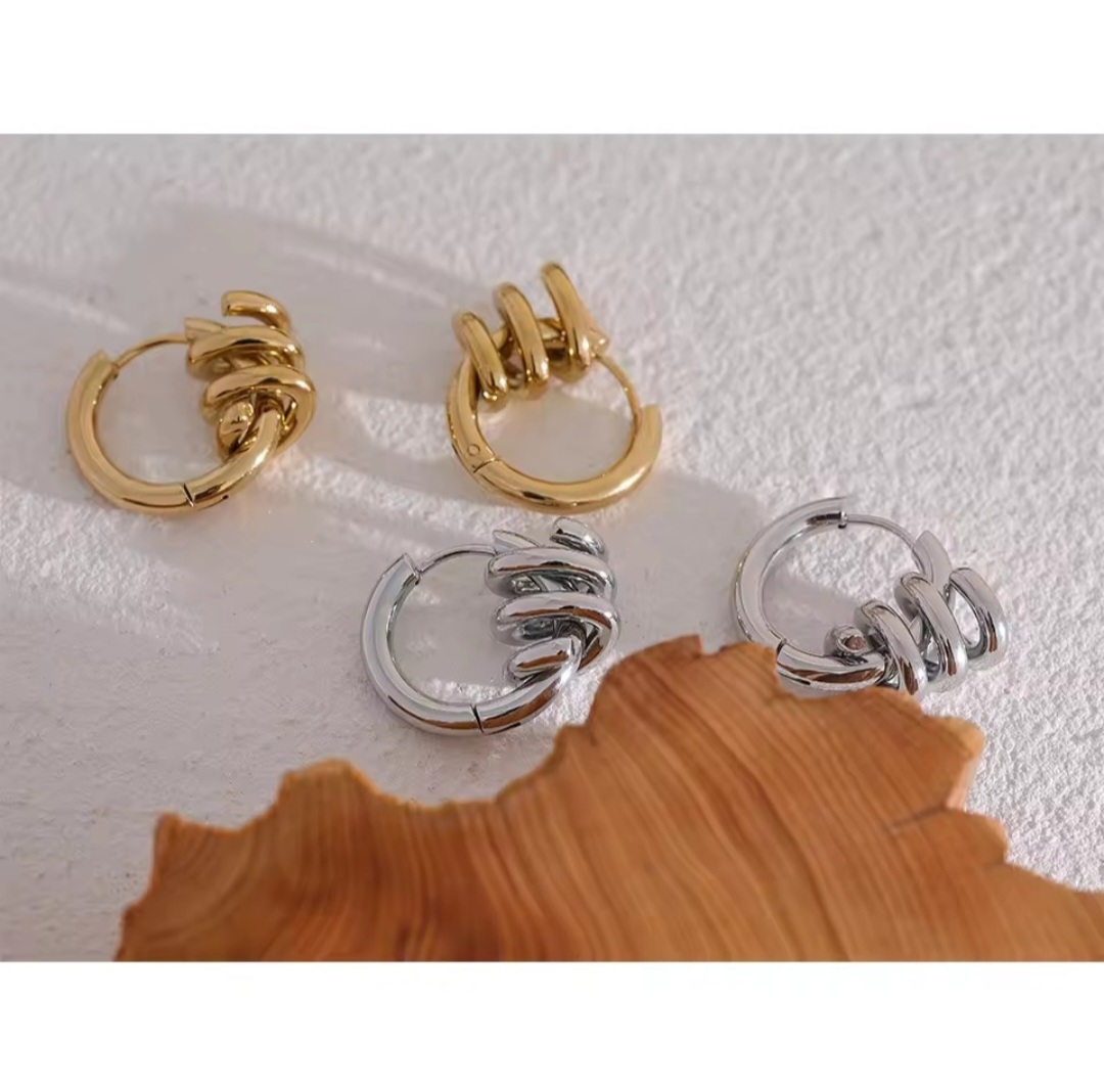 Aros Tornillo - Plateados