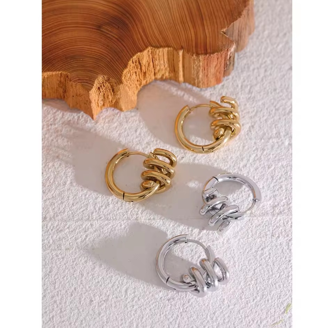 Aros Tornillo - Plateados