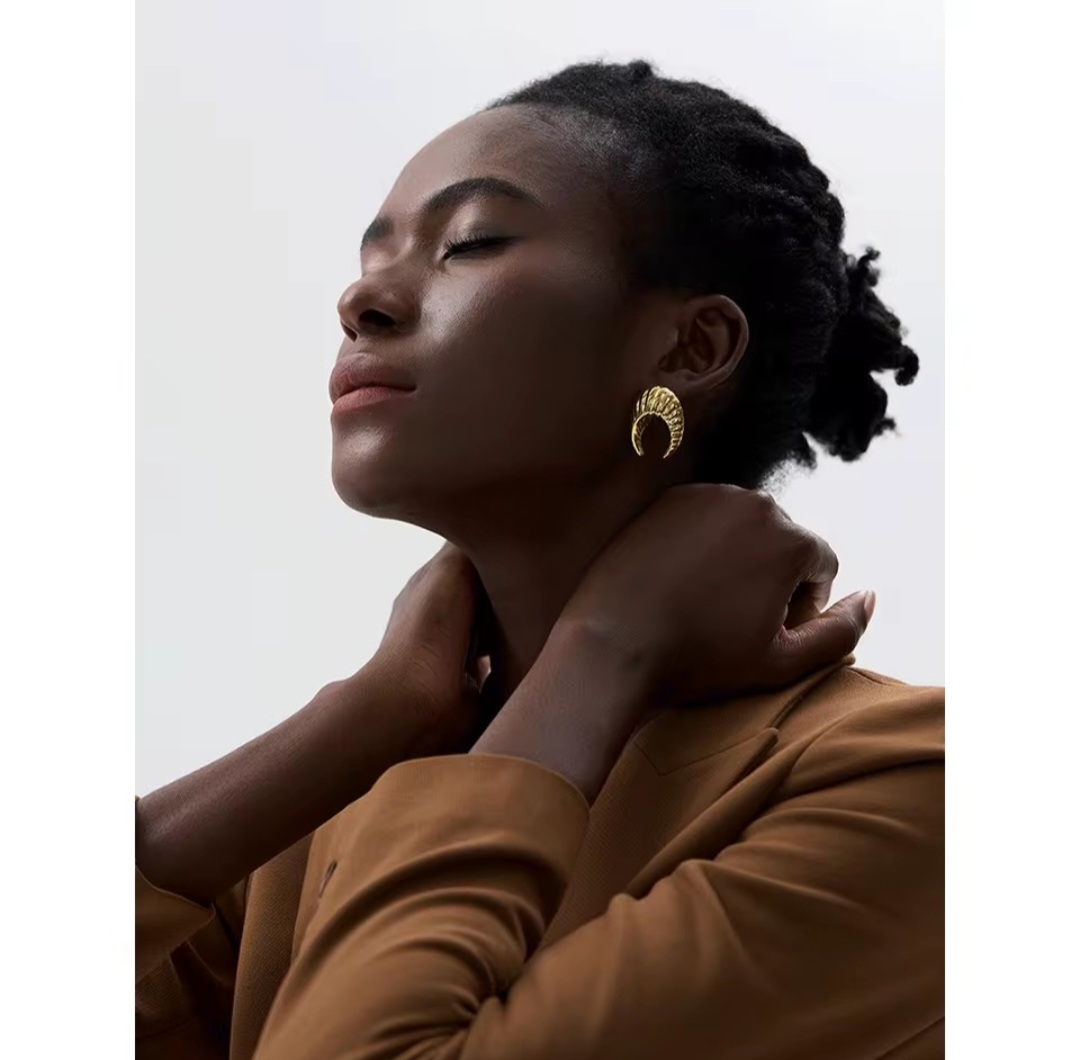 Pendientes Razer - Dorados