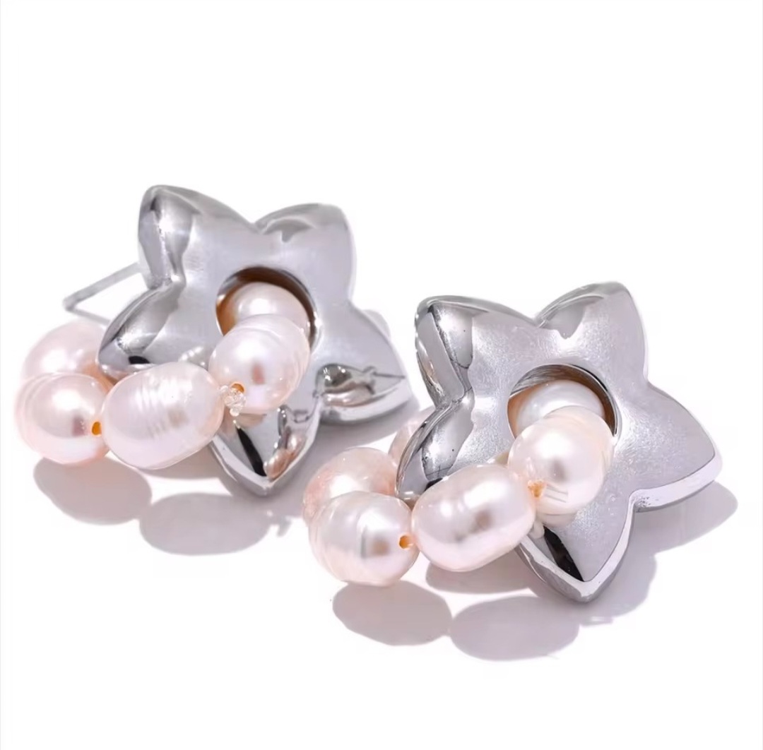 Pendientes Marlen - Plateados