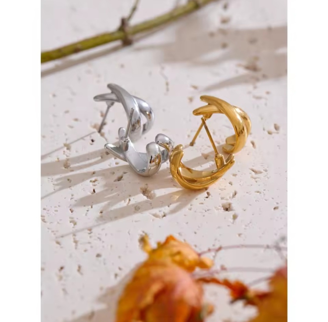 Pendientes Cruces - Dorados