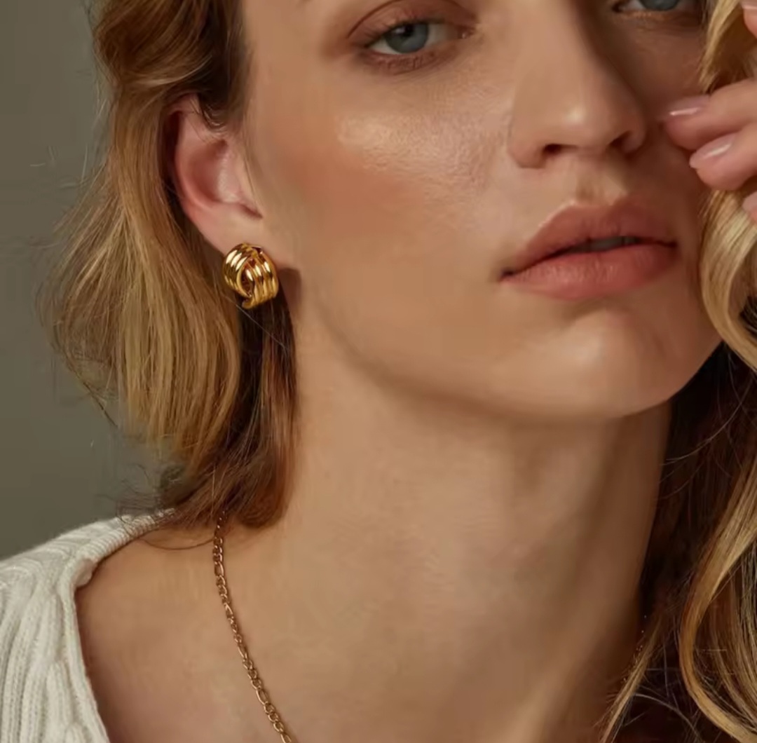 Pendientes Cleo - Dorados