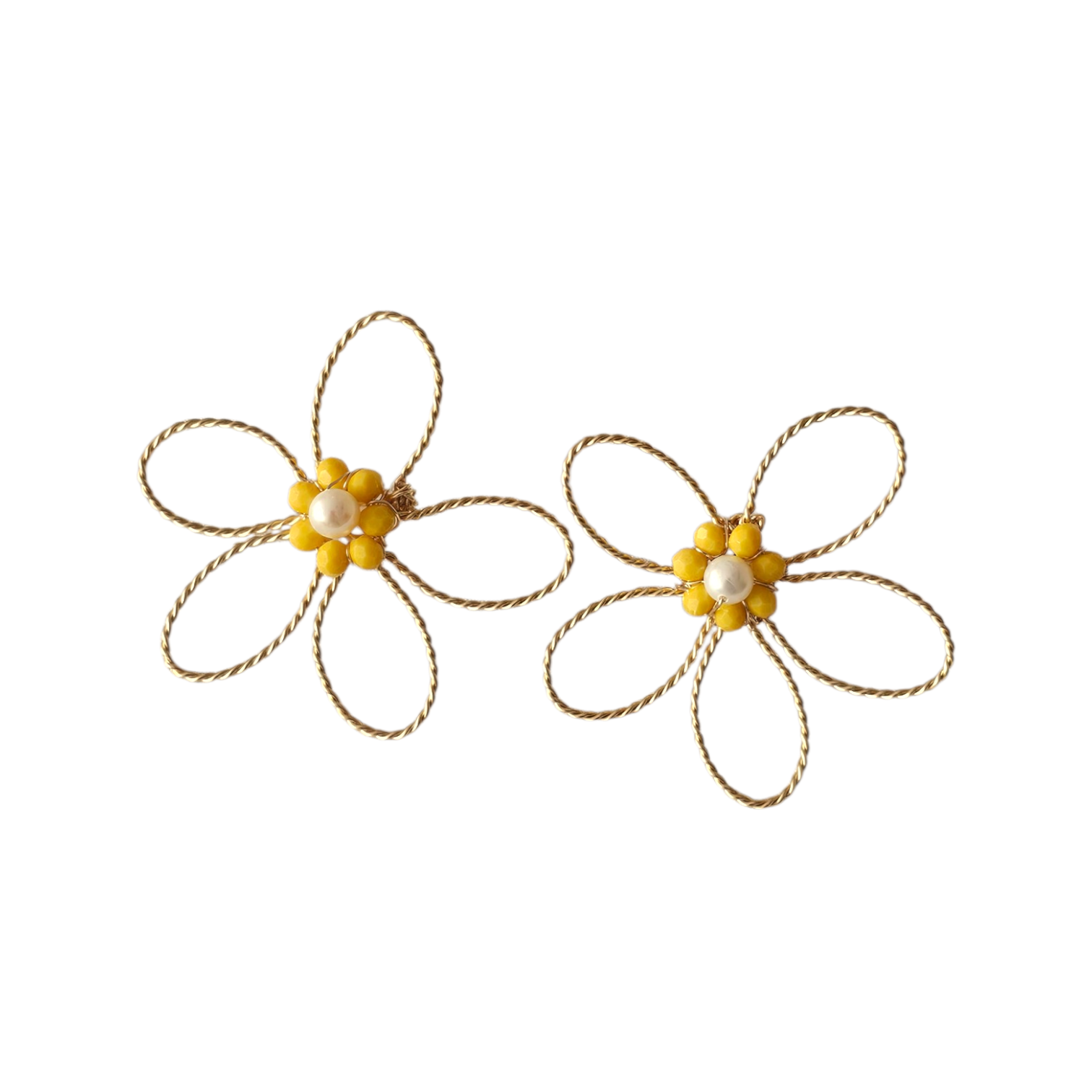 Pendientes Miraflor - Amarillos