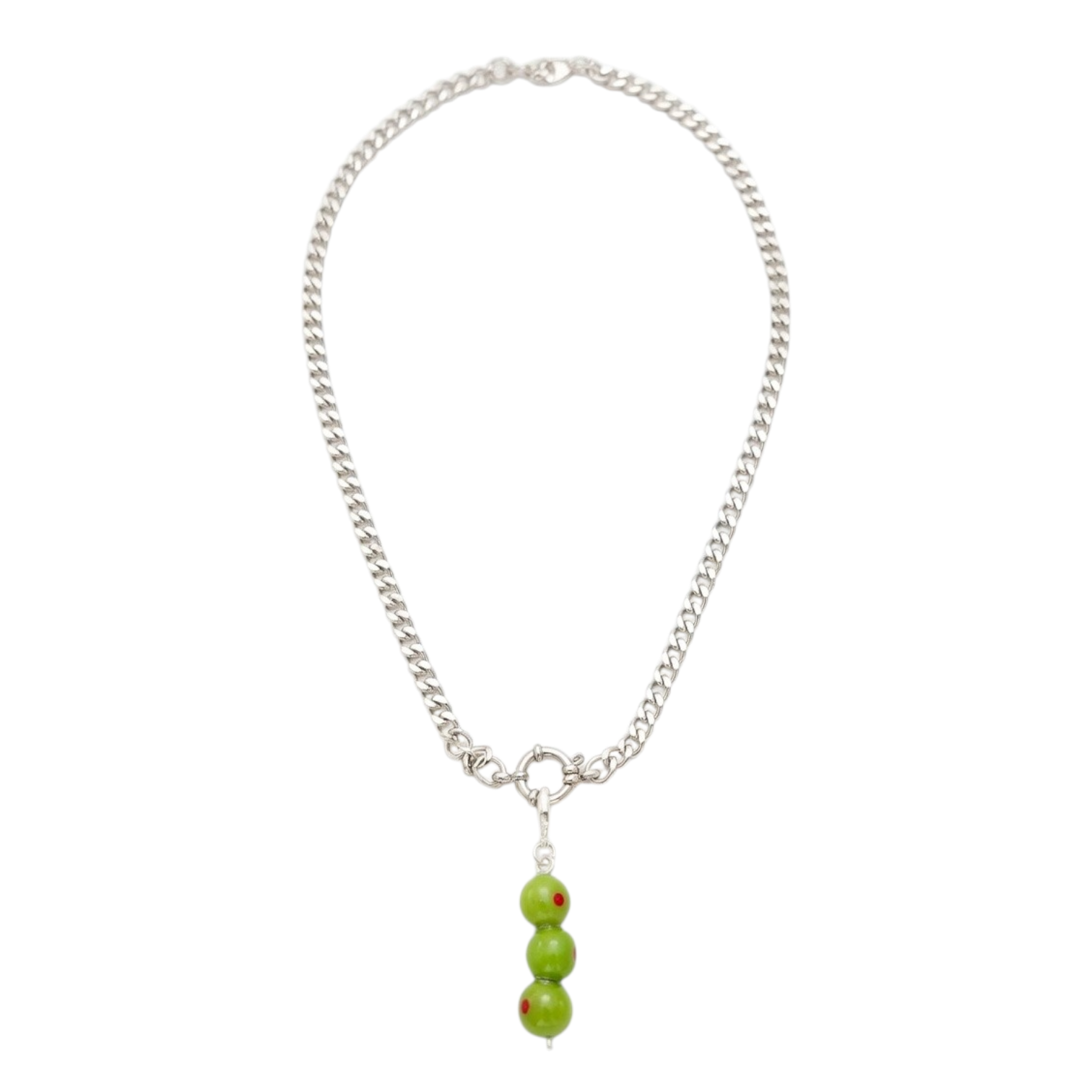 Collar Aceituna - Cadena Gruesa