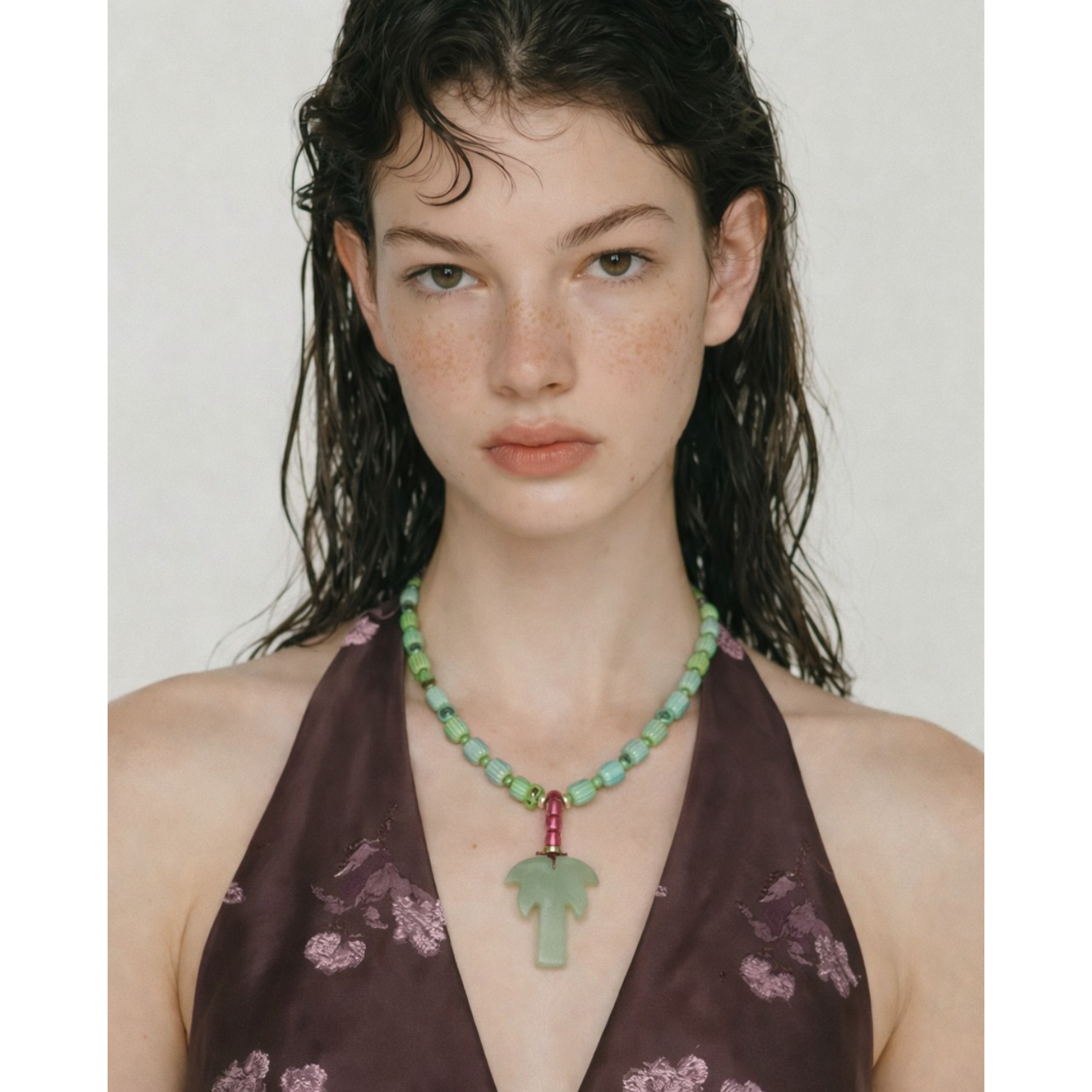 Collar Palmera - Verde