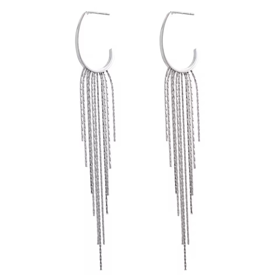 Pendientes Greta - Plateados