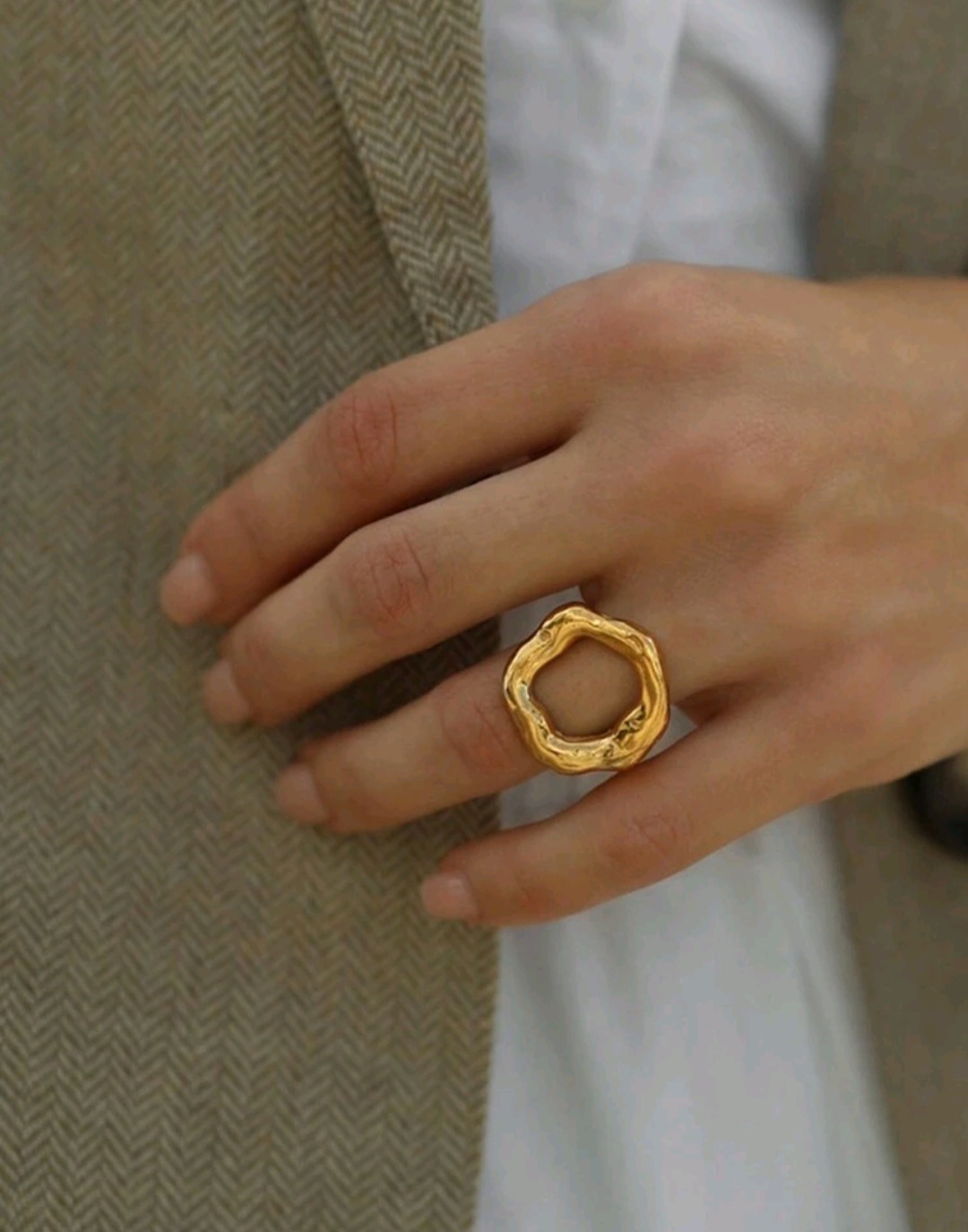 Anillo Aquinof - Dorado