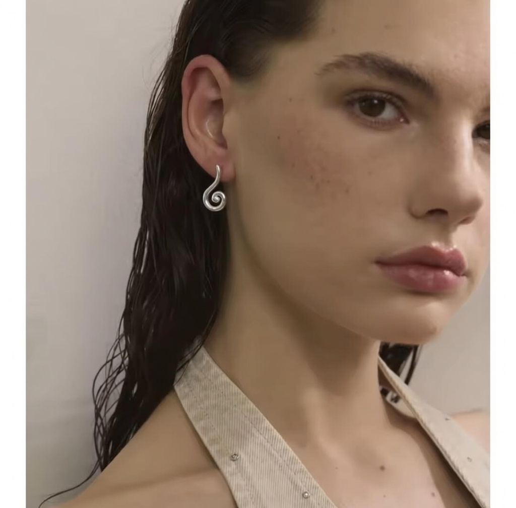 Pendientes Anselma - Plateados