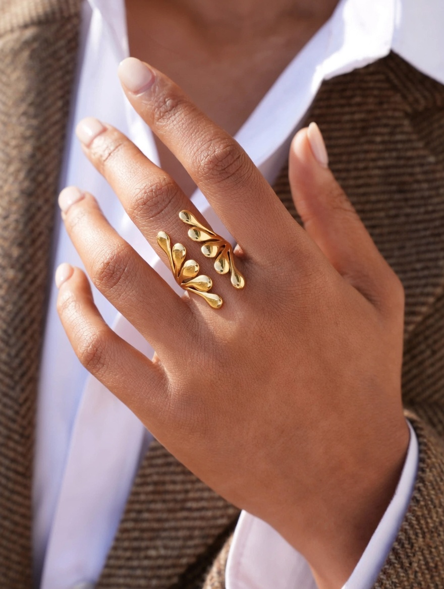 Anillo Arpón - Dorado