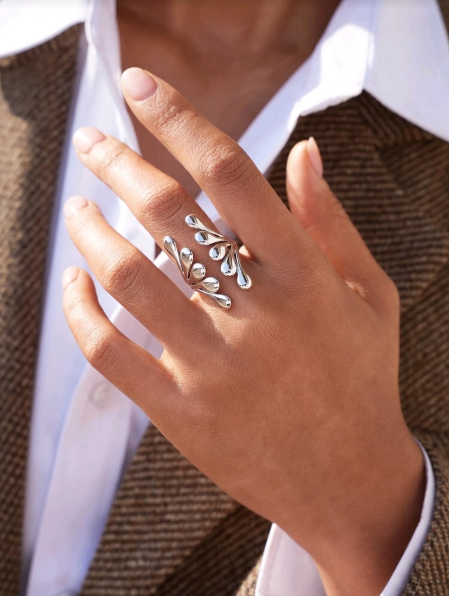 Anillo Arpón - Plateado