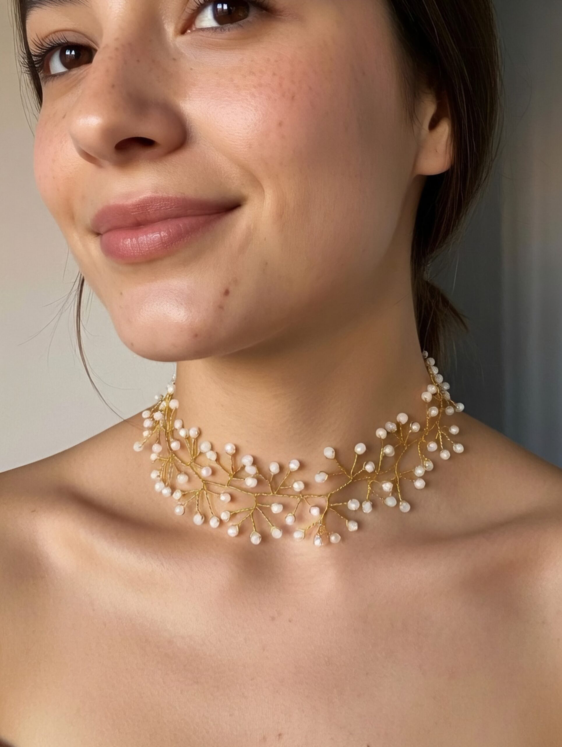 Choker Blanca