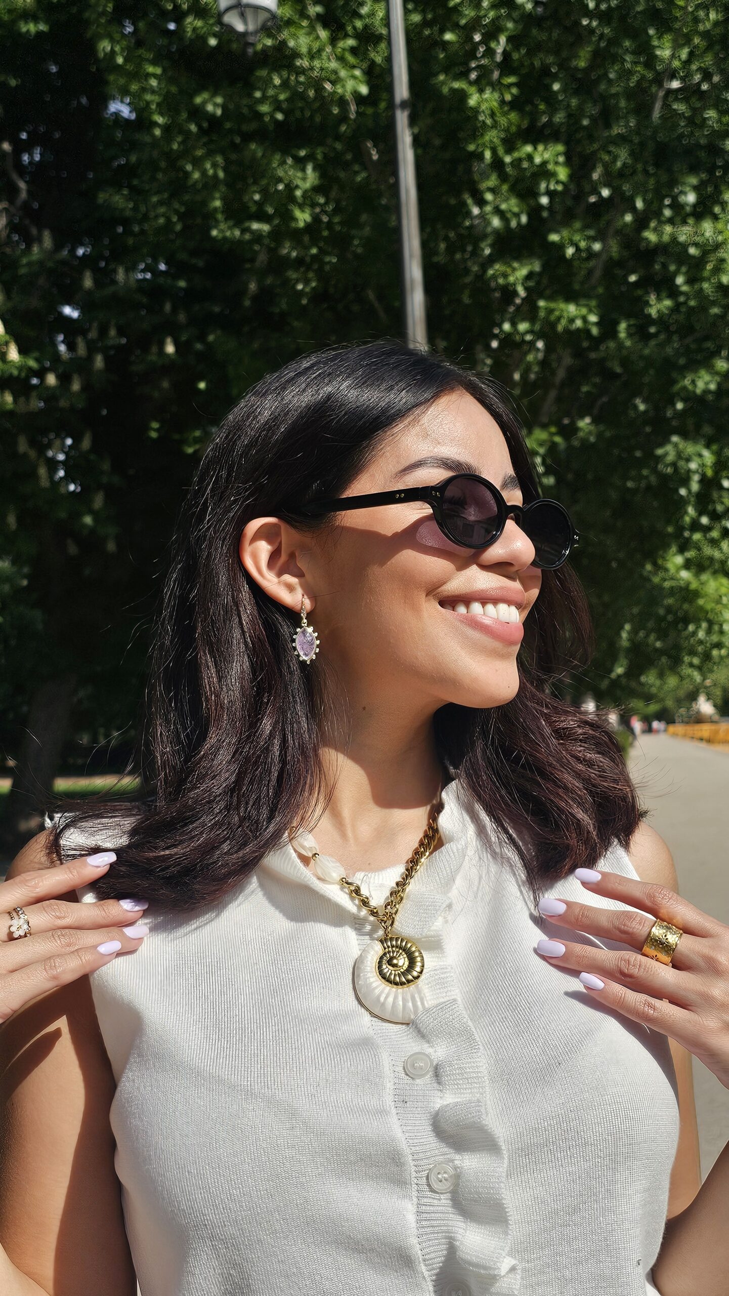 Collar Caracola - Blanco