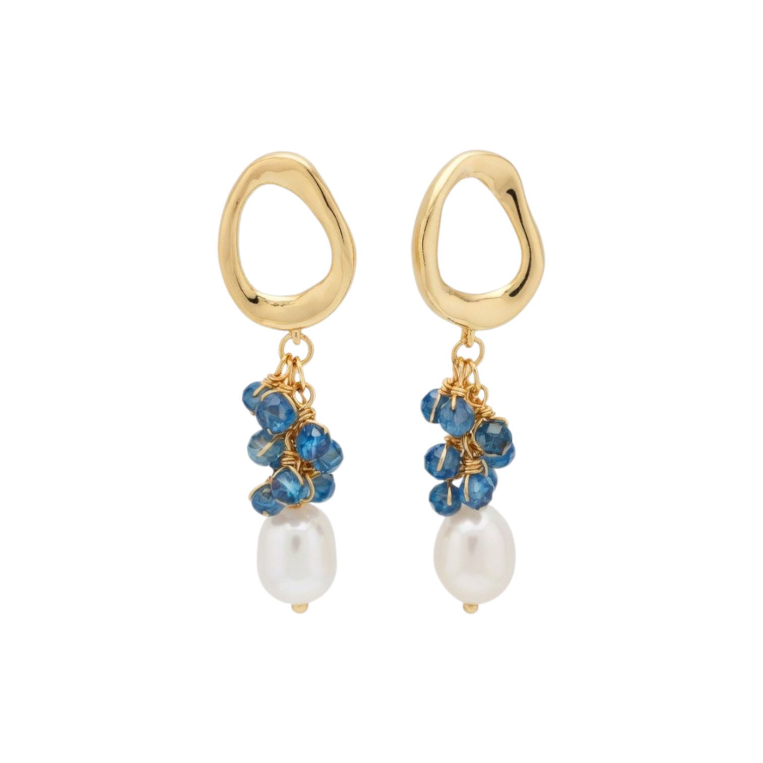 Pendientes Saeta - Azules