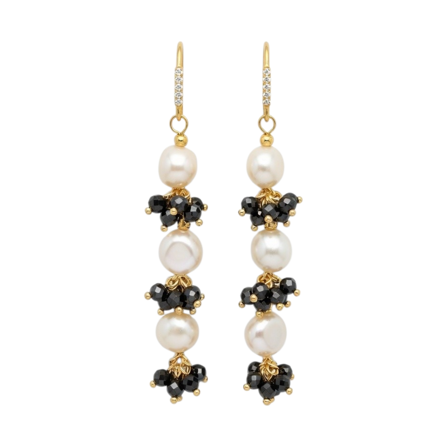 Pendientes Nazarena - Negros