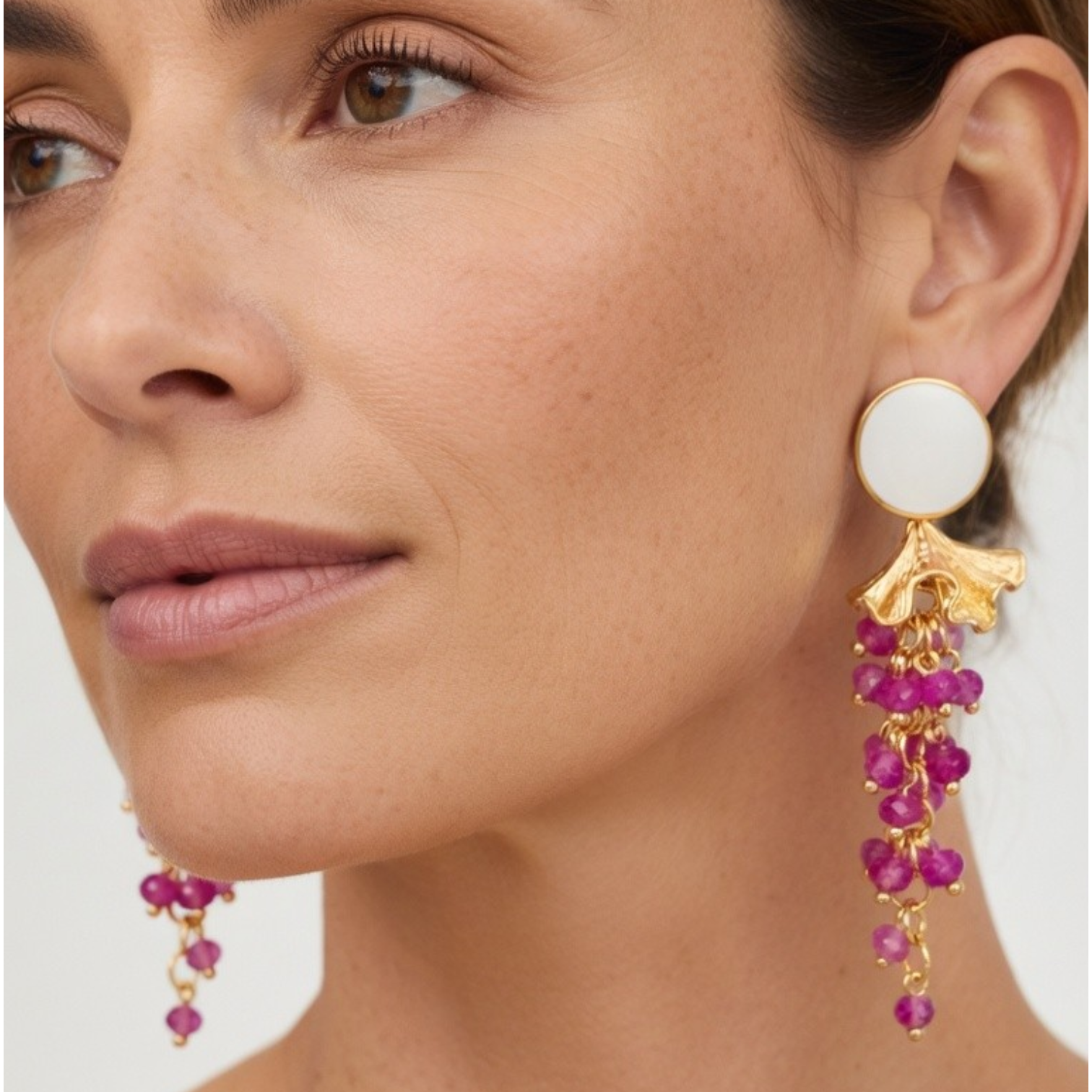 Pendientes Anselma - Lila