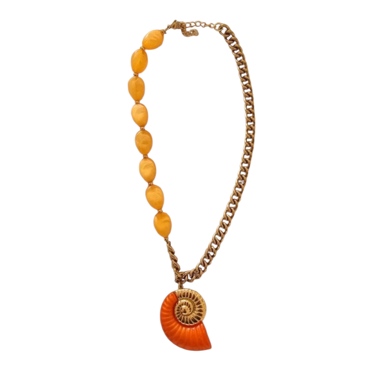 Collar Caracola - Naranja