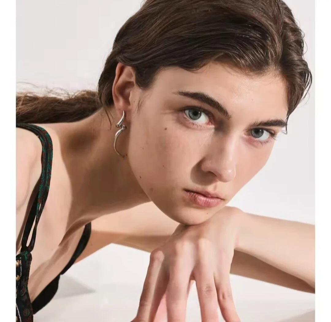 Pendientes Rayo - Plateados