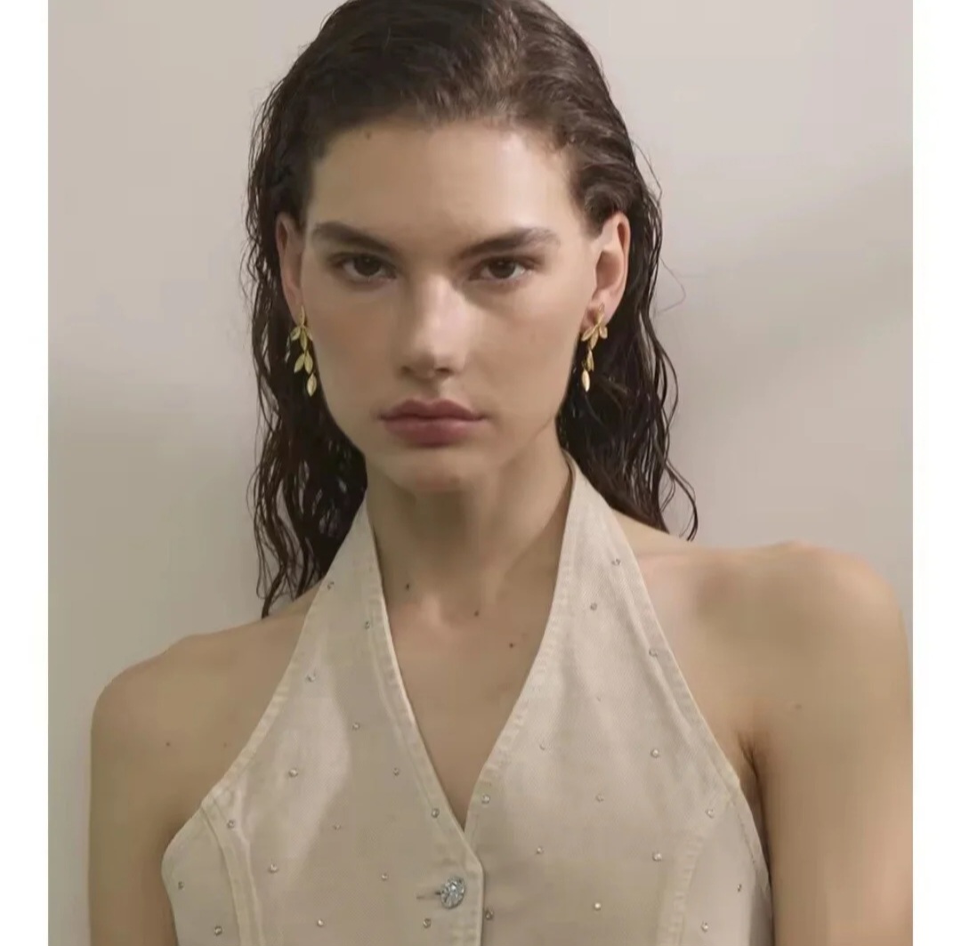 Pendientes Rama - Dorados