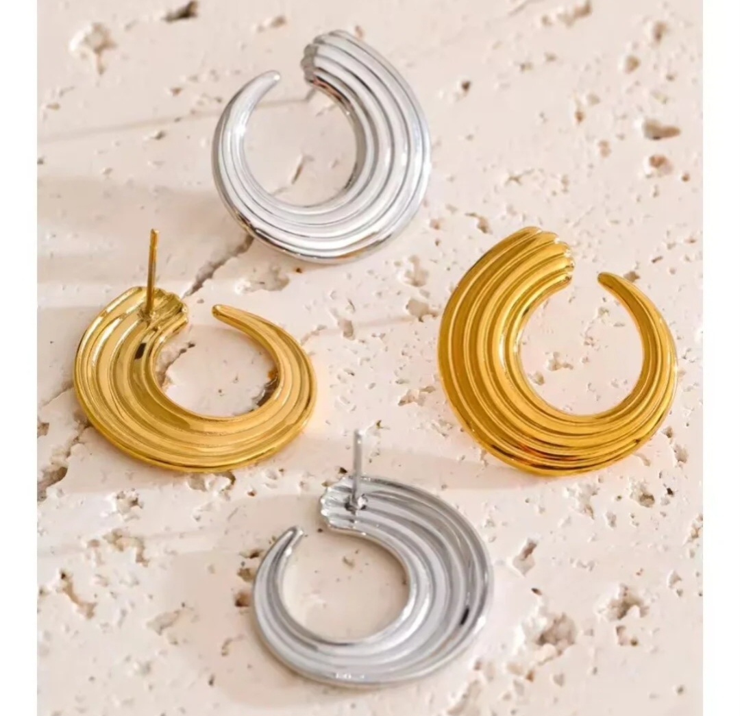 Pendientes Circuito - Dorados