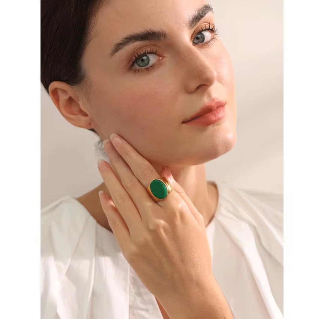 Anillo Alejandra - Verde