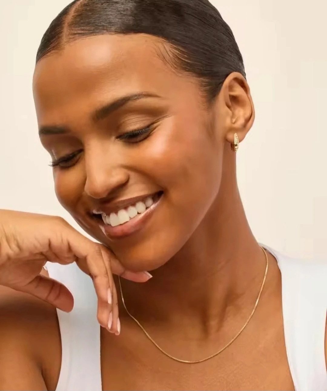 Pendientes Michelle Obama Dorados - Plata de Ley S925