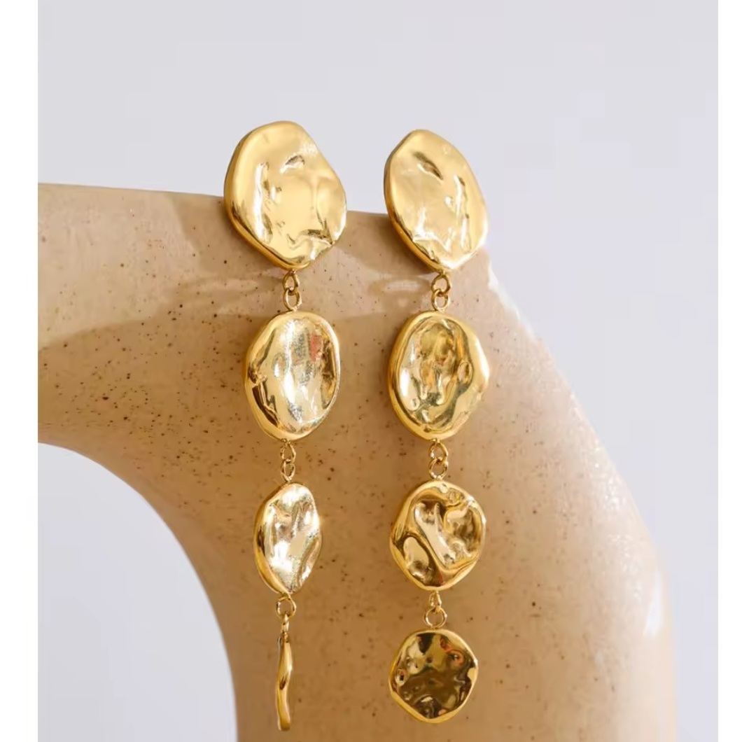 Pendientes Tachuelas - Dorados