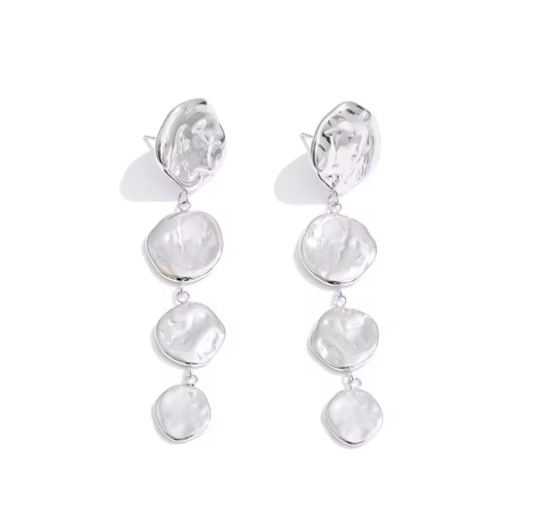 Pendientes Tachuelas - Plateados