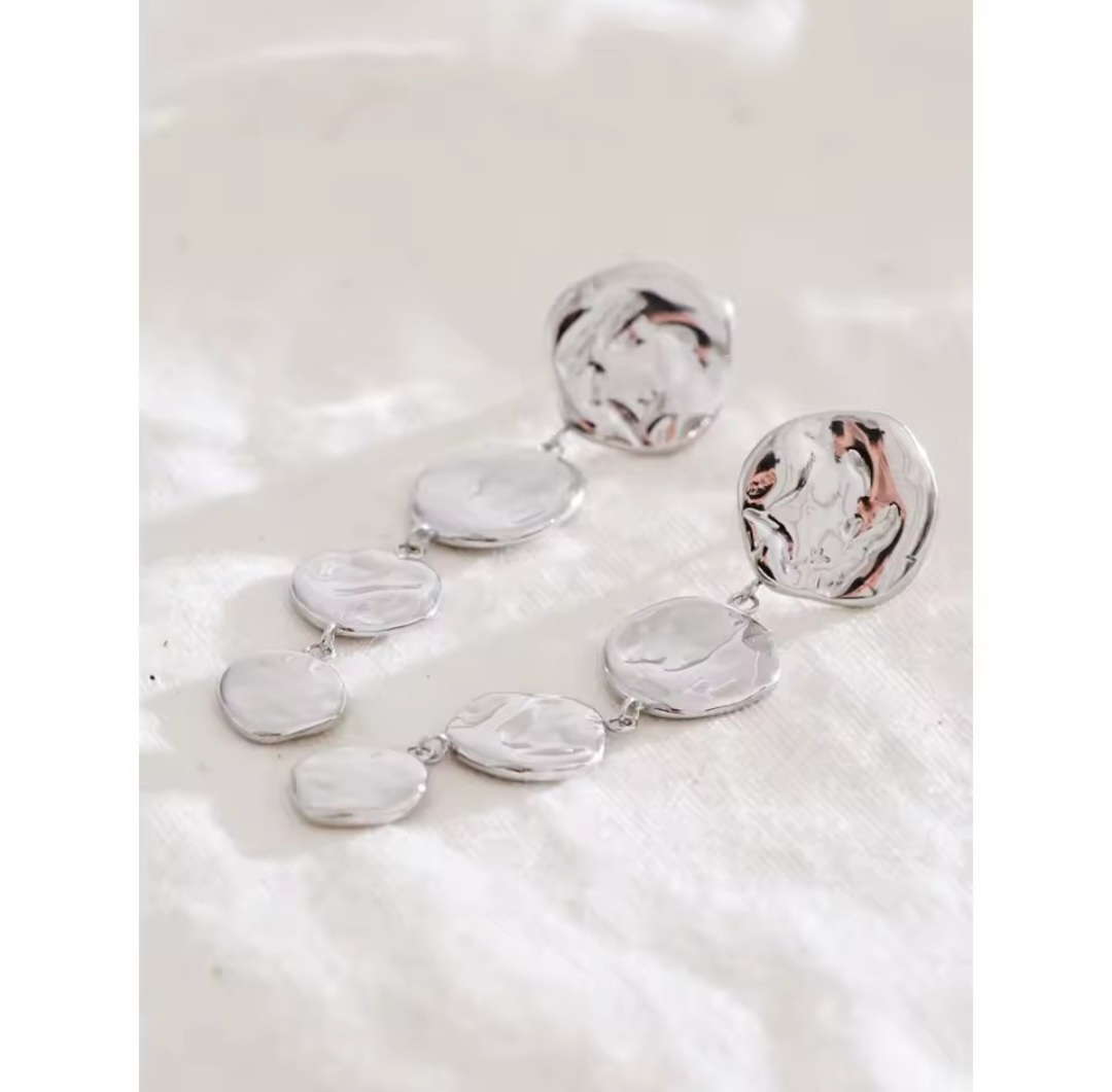 Pendientes Tachuelas - Plateados