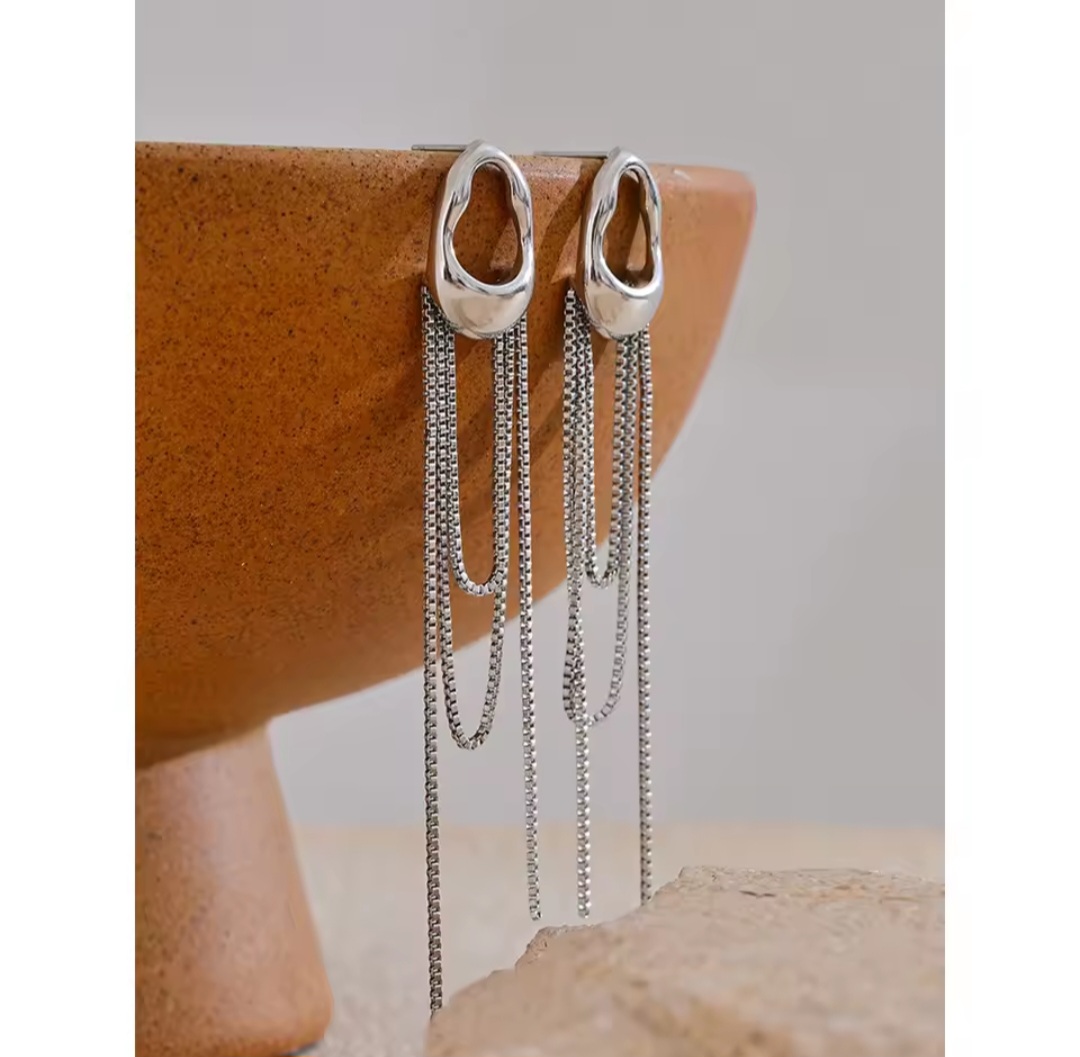 Pendientes Brisa - Plateados