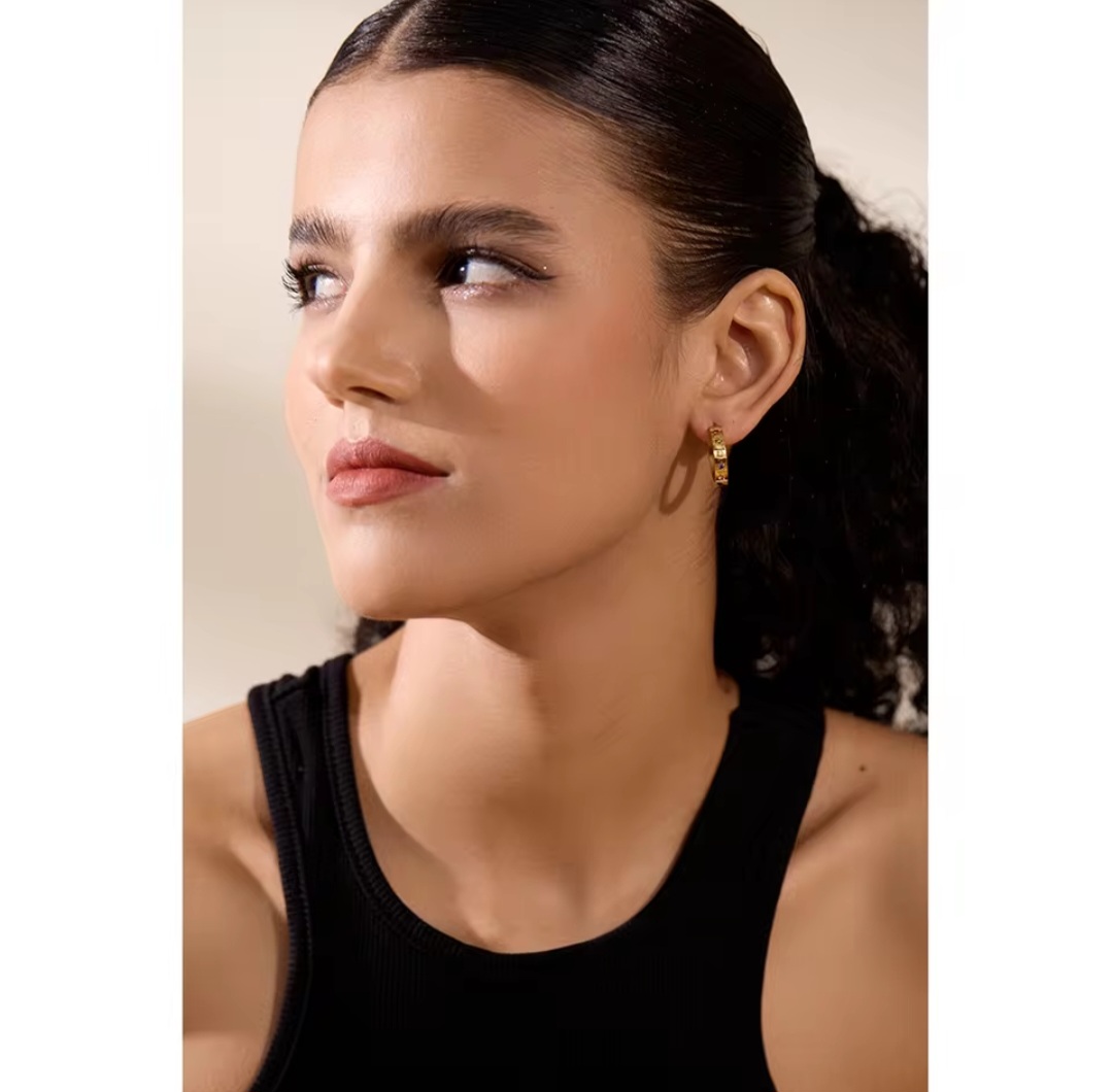 Aros Arcoiris - Dorados