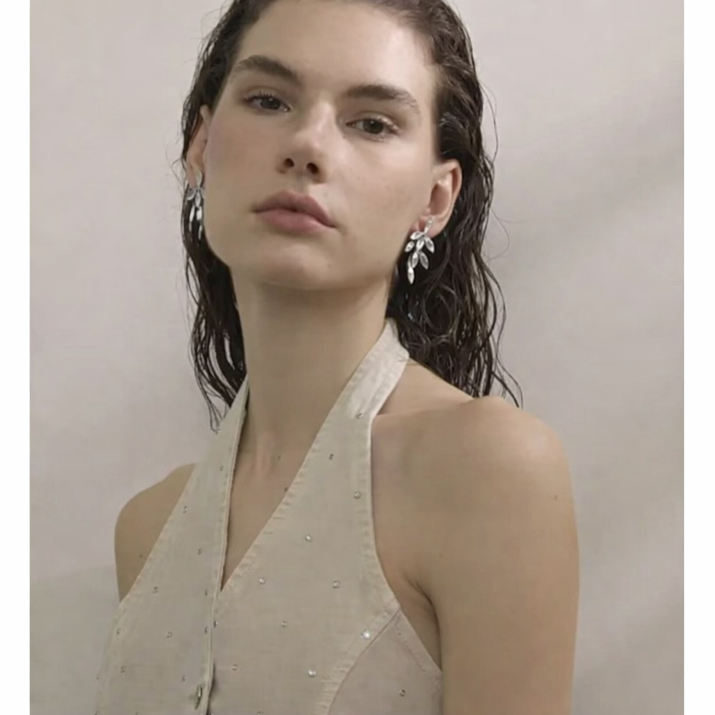 Pendientes Rama - Plateados