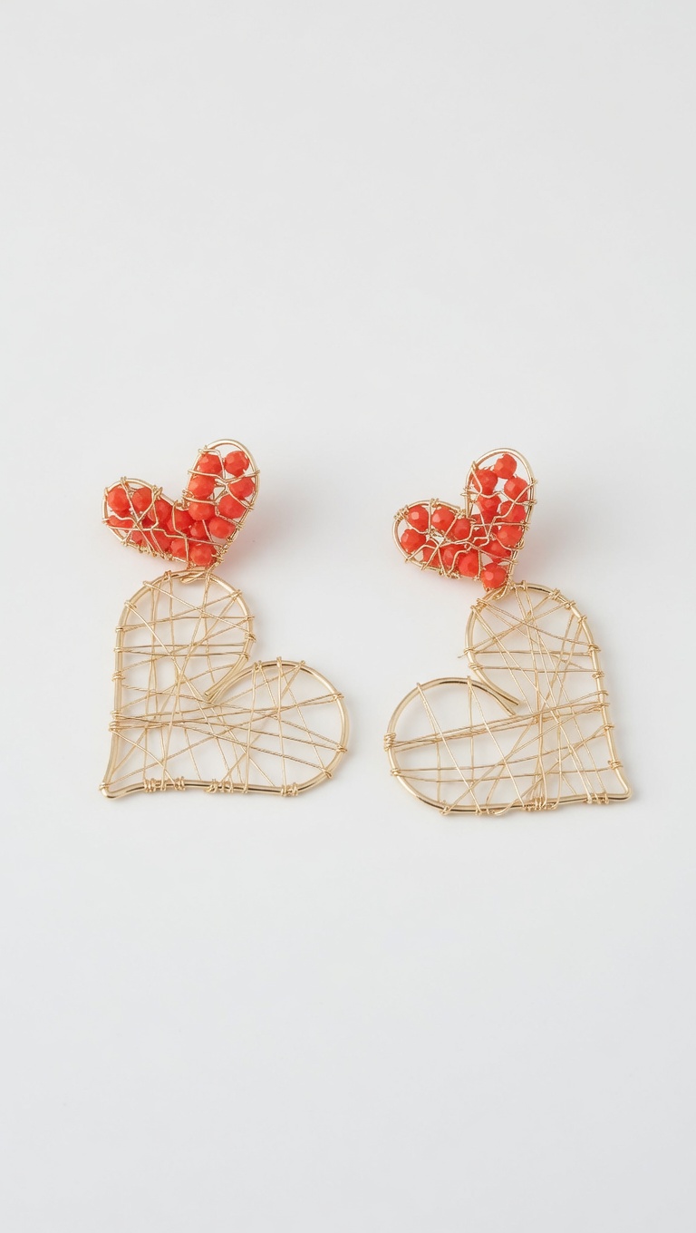 Pendientes Loved - Naranjas