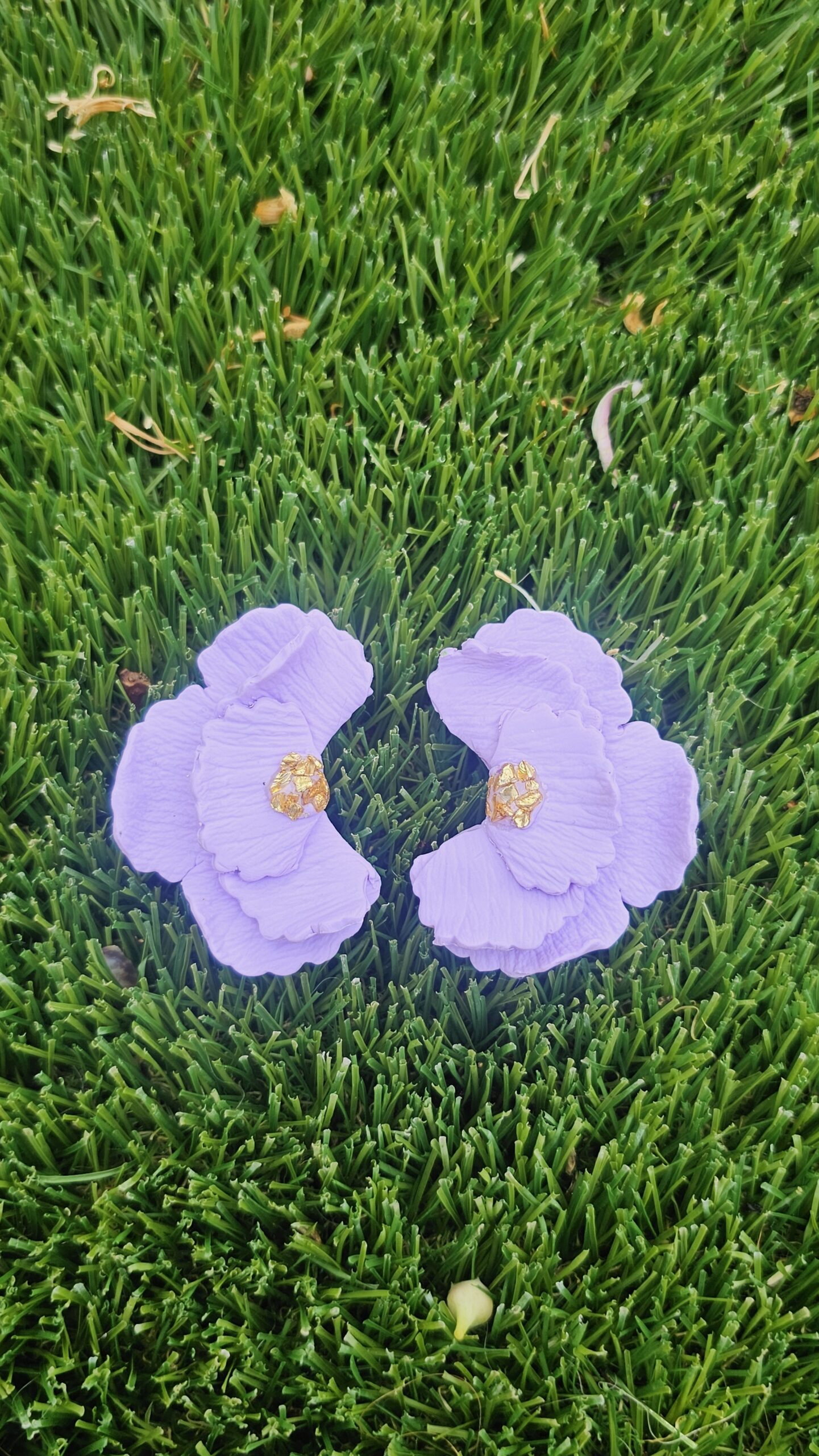 Pendientes Clavel - Morados