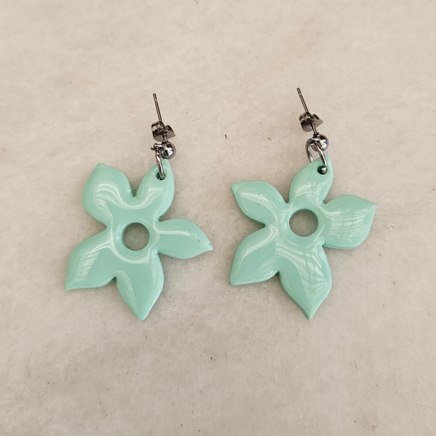 Pendientes Minerva - Celestes