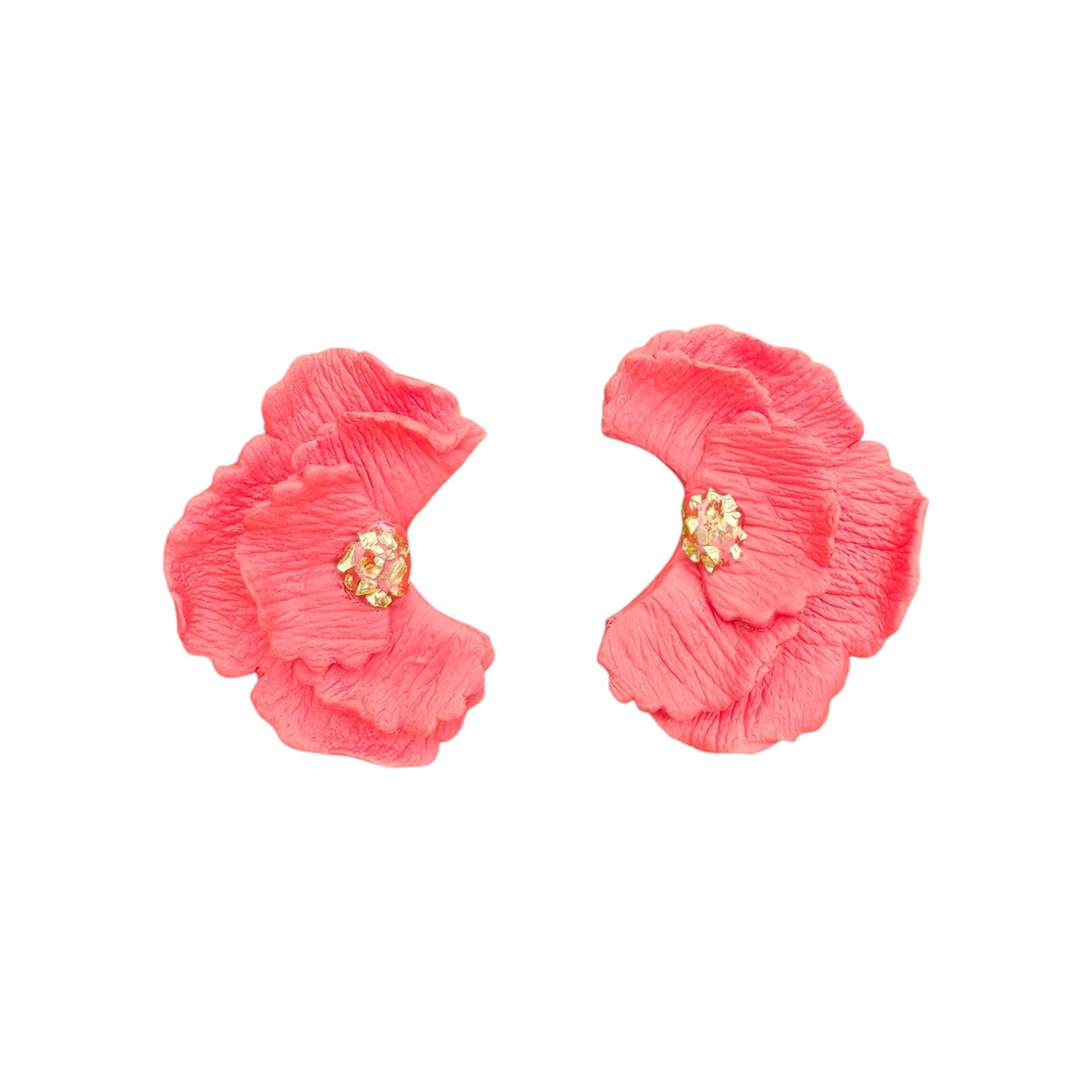 Pendientes Clavel - Rosas