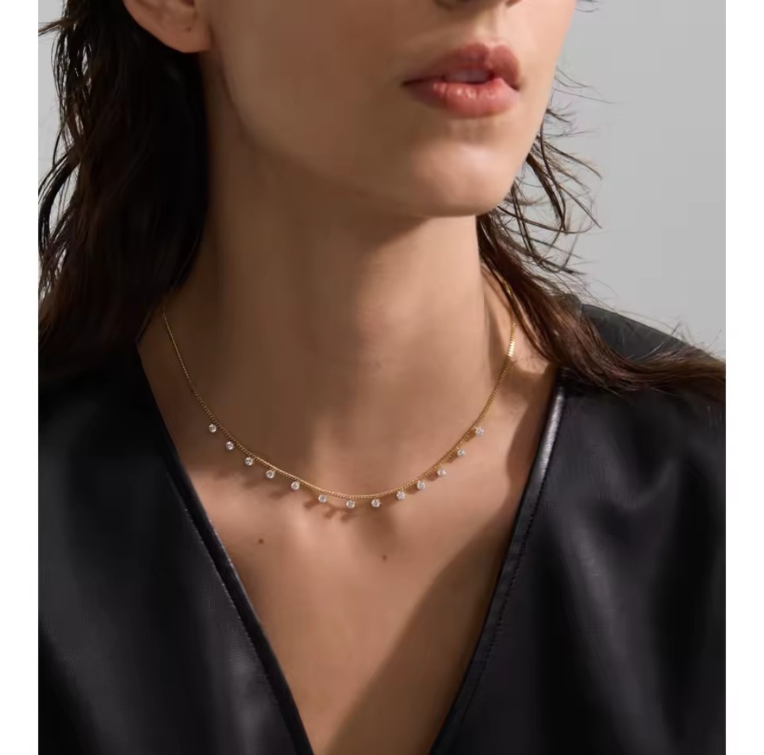 Collar Croché - Dorado