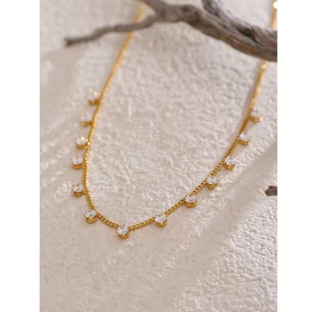 Collar Croché - Dorado