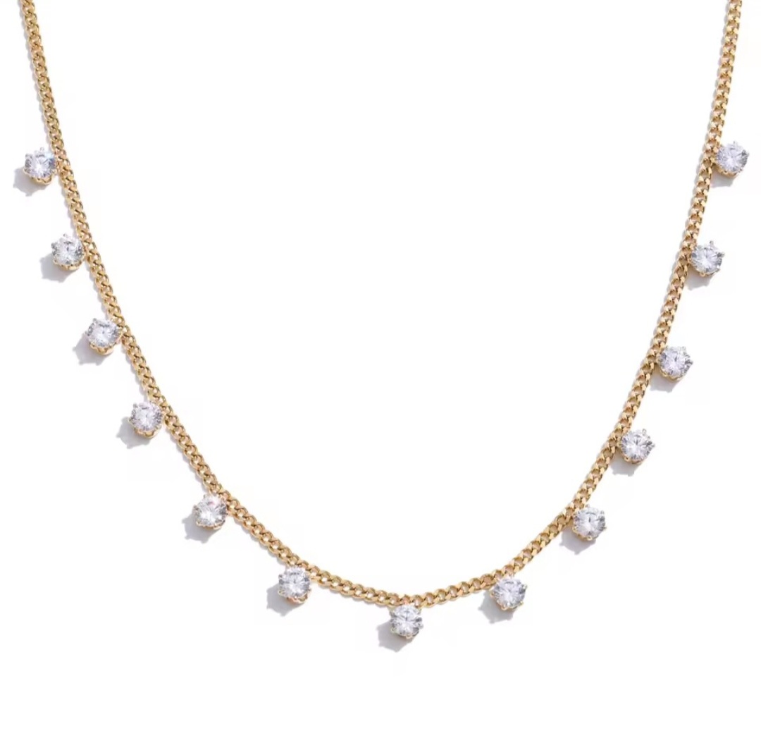 Collar Croché - Dorado