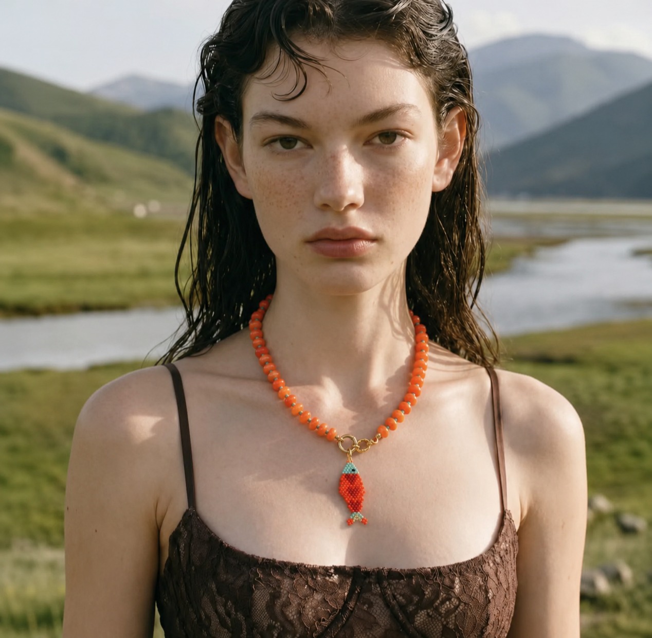 Collar Pescaito - Naranja