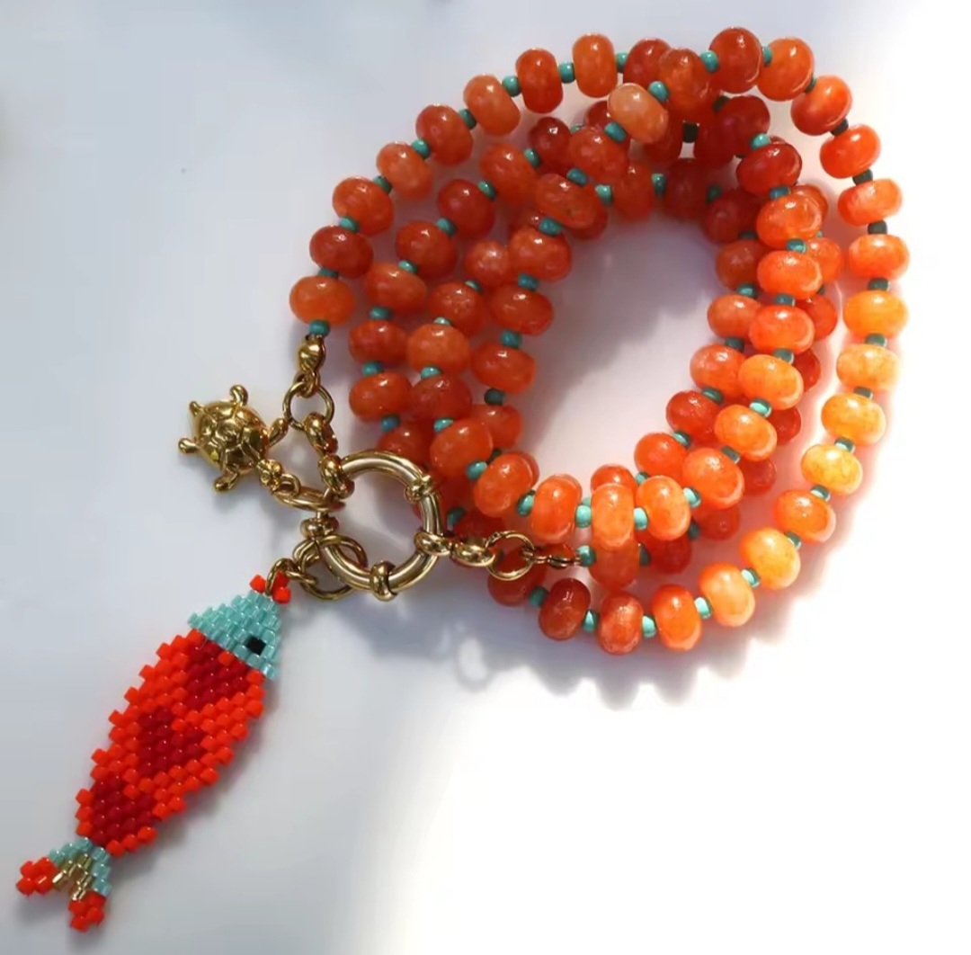Collar Pescaito - Naranja