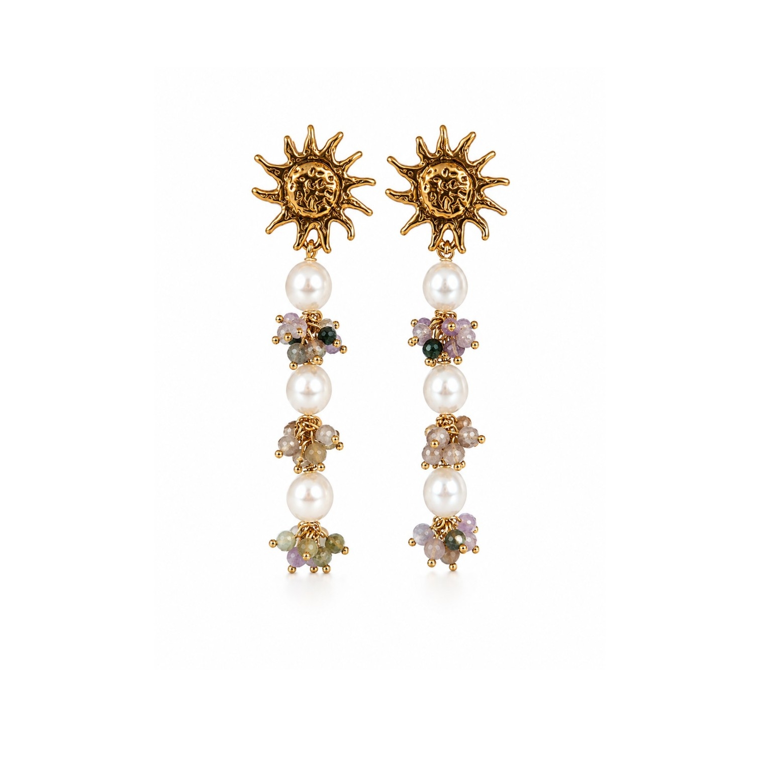 Pendientes Bahía - Multicolor
