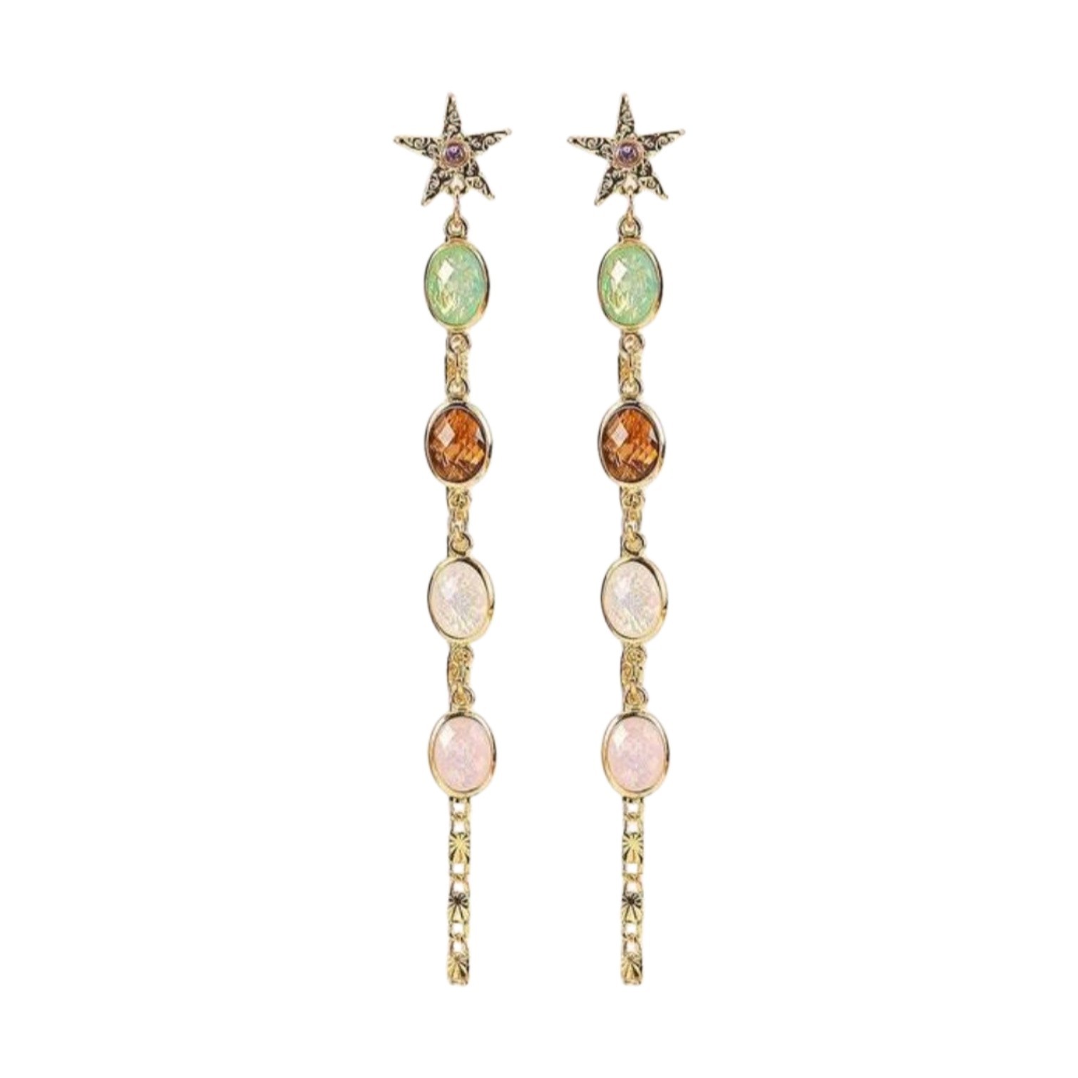 Pendientes Ginebra - Verdes