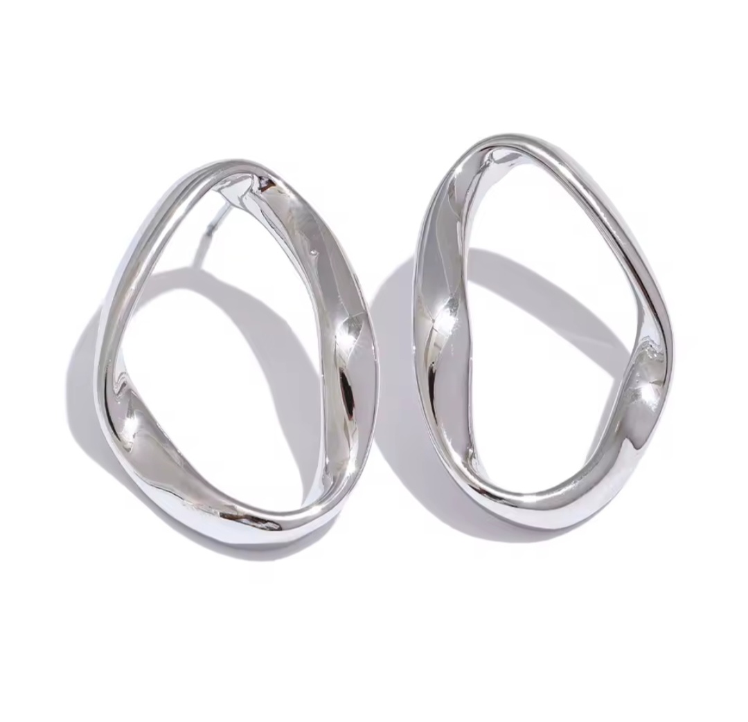 Pendientes Bronce - Plateados
