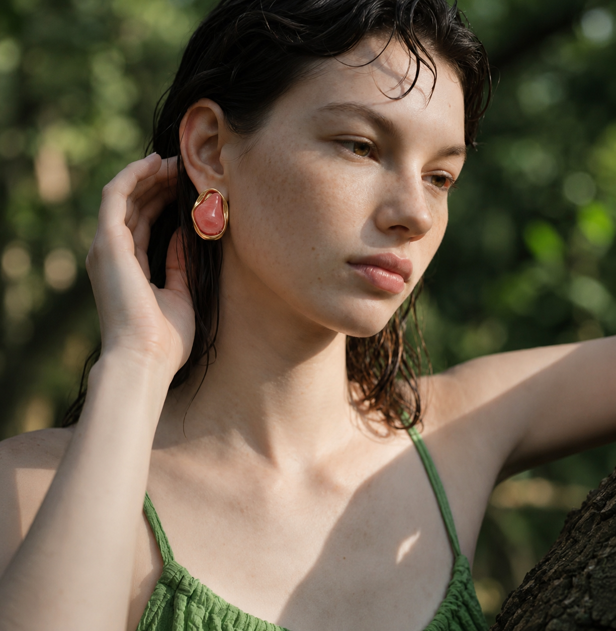 Pendientes Sepia