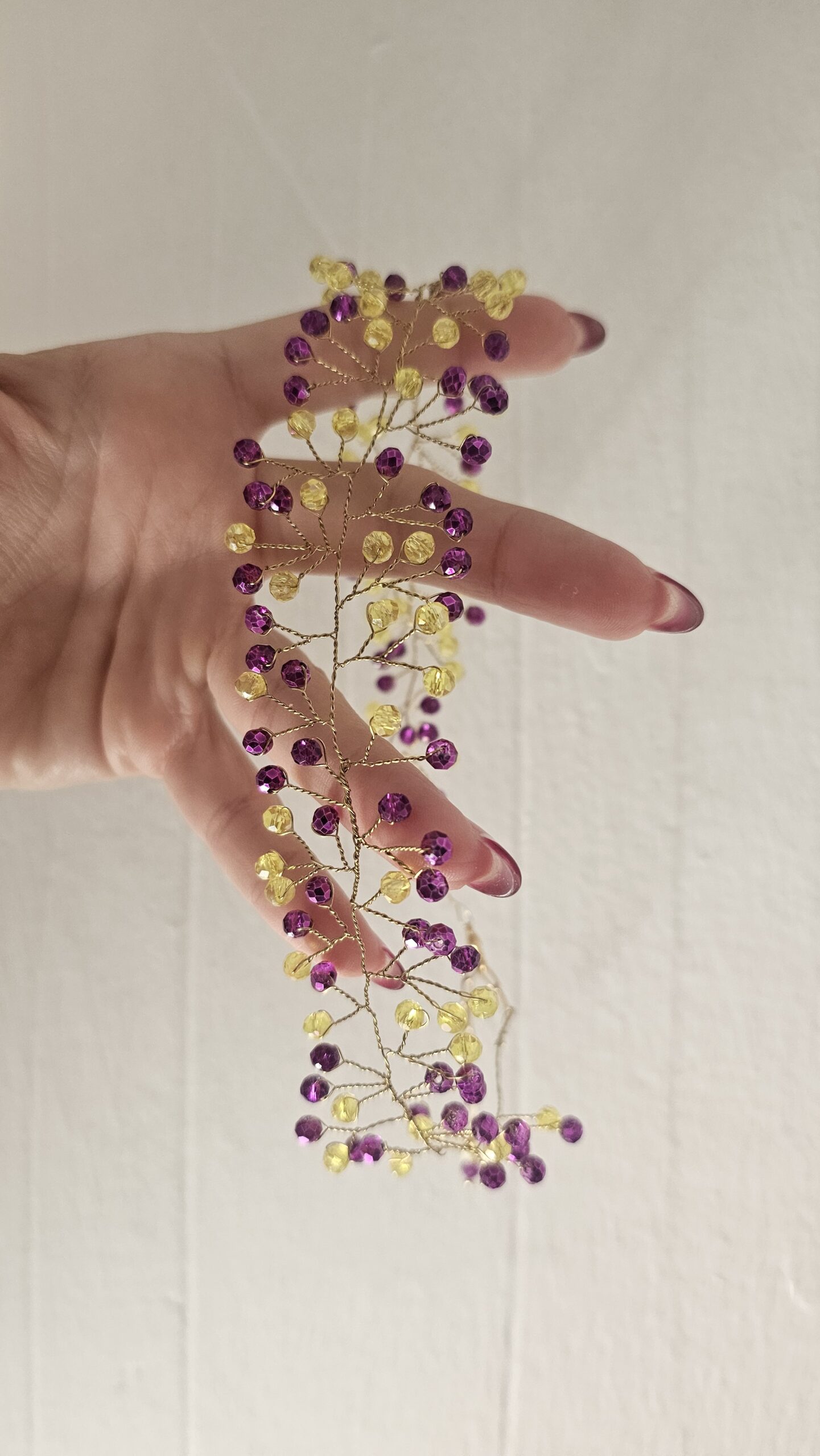 Choker Hilarión - Morado y Amarillo