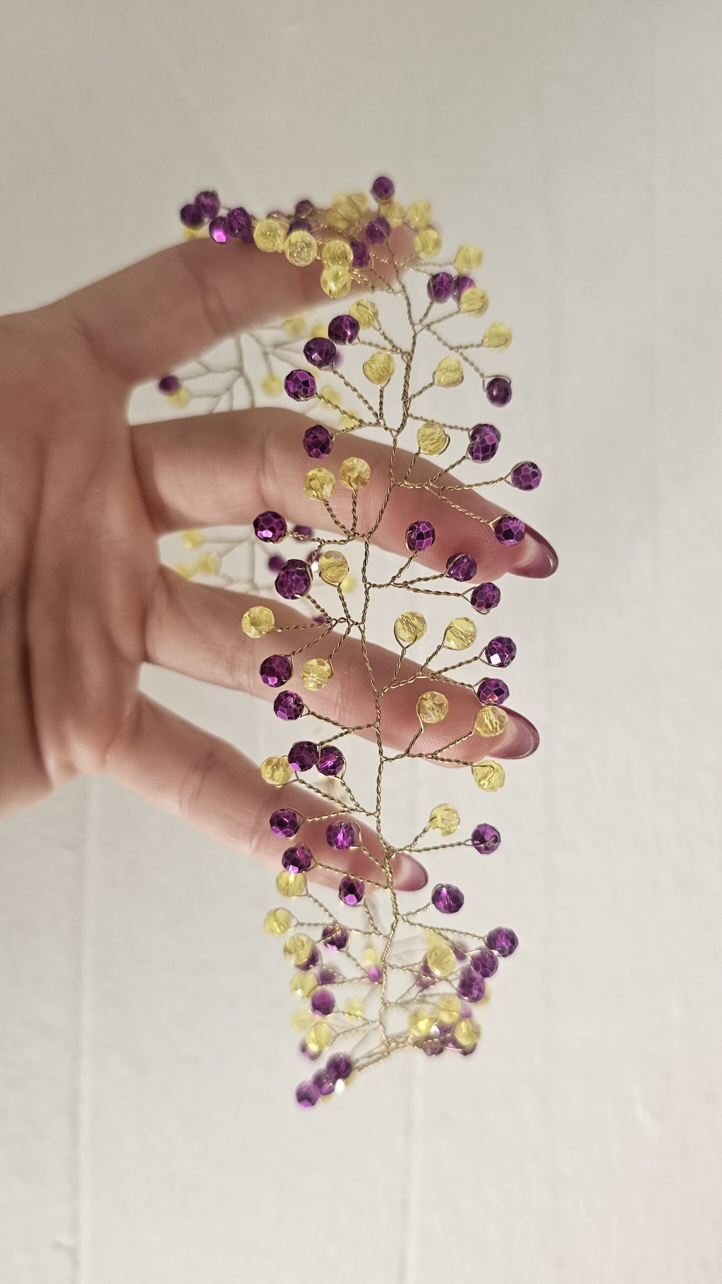 Choker Hilarión - Morado y Amarillo
