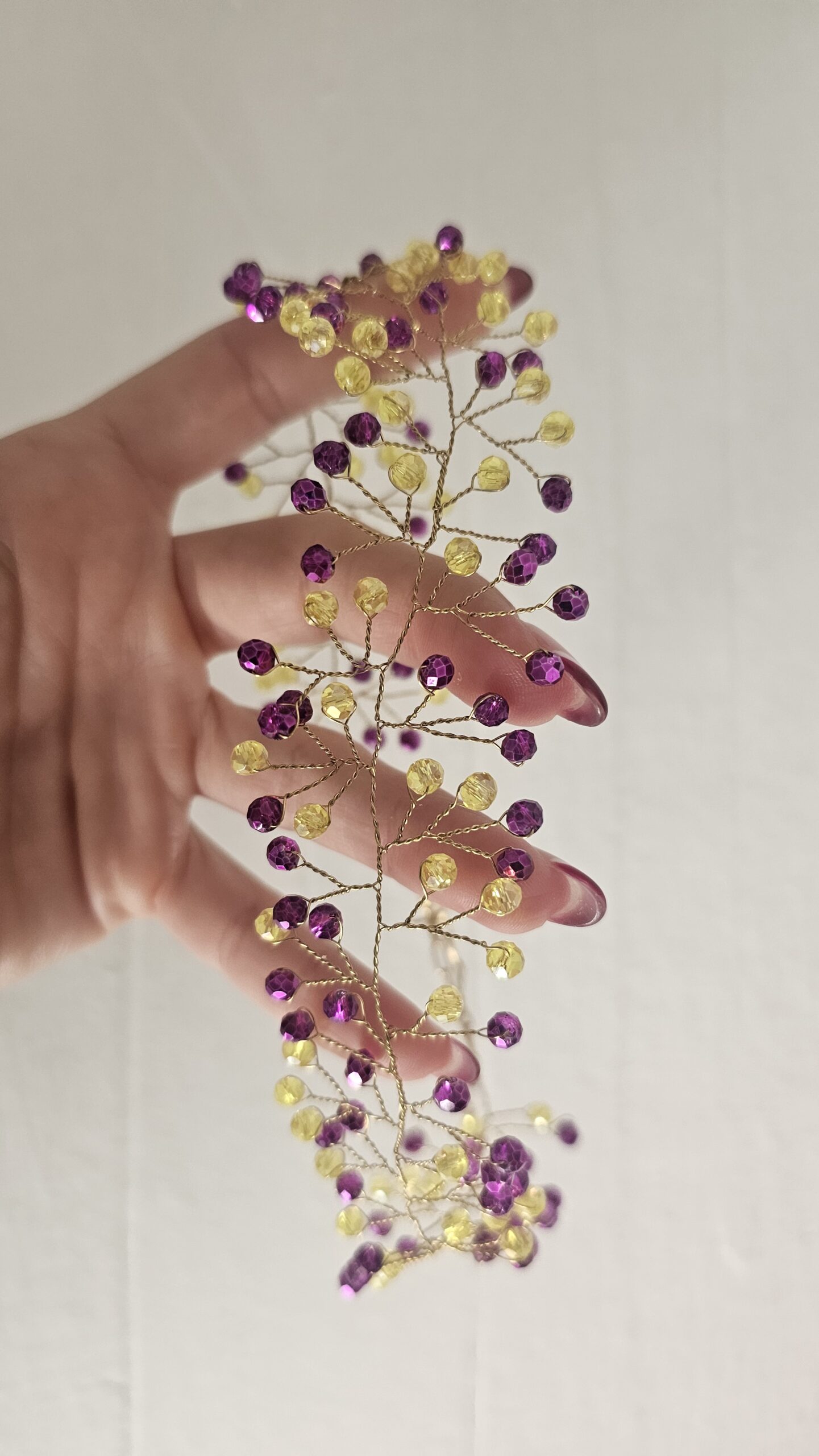 Choker Hilarión - Morado y Amarillo
