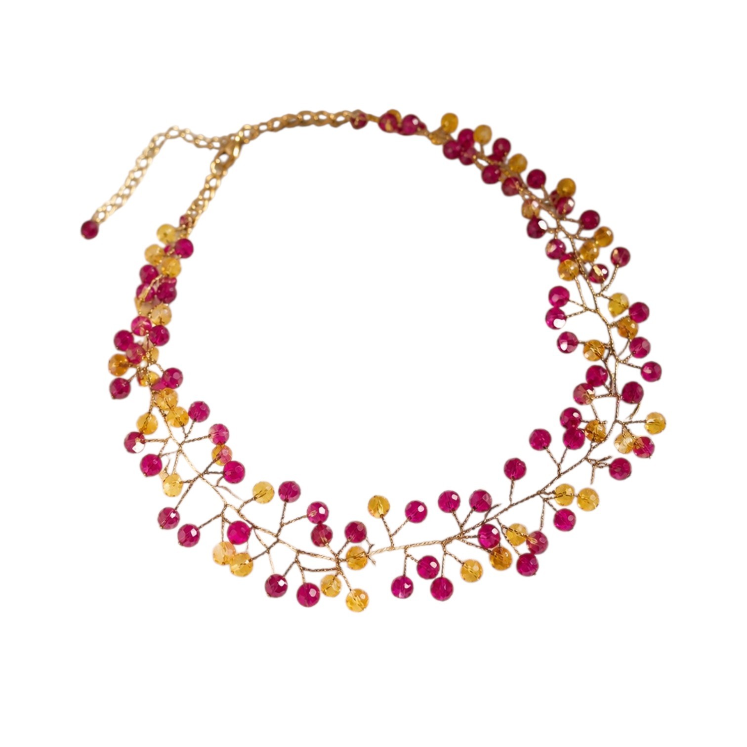 Choker Hilarión - Rosa y Amarillo